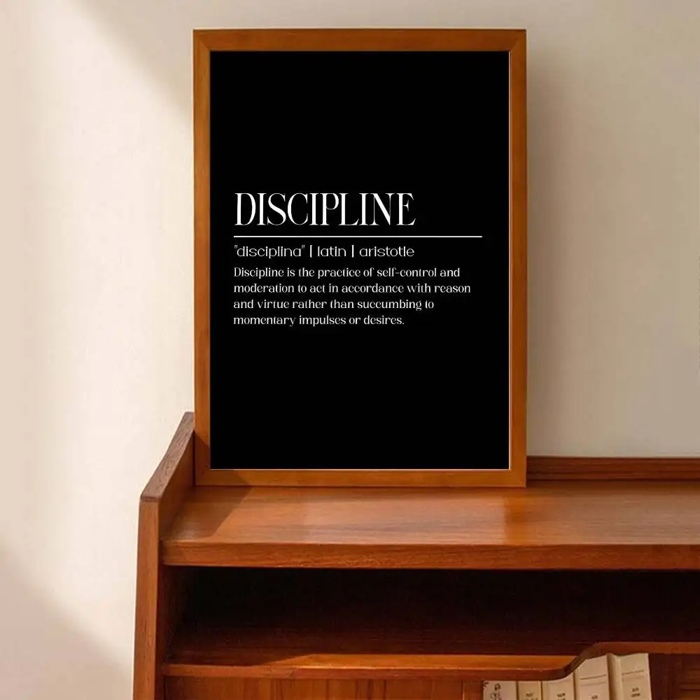 Black White Inspirational Text - Home Office Room Inspiration 评论和价格