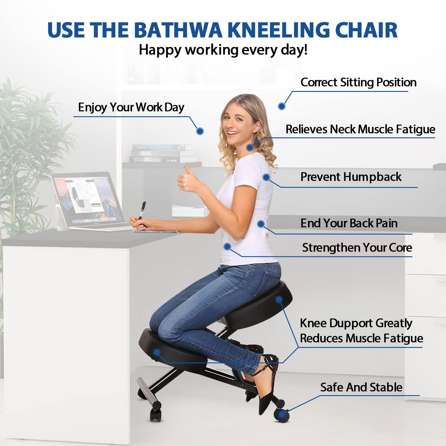 Kneeling Chair Ergonomic for O - Ergonomic Office Chair 评论和价格