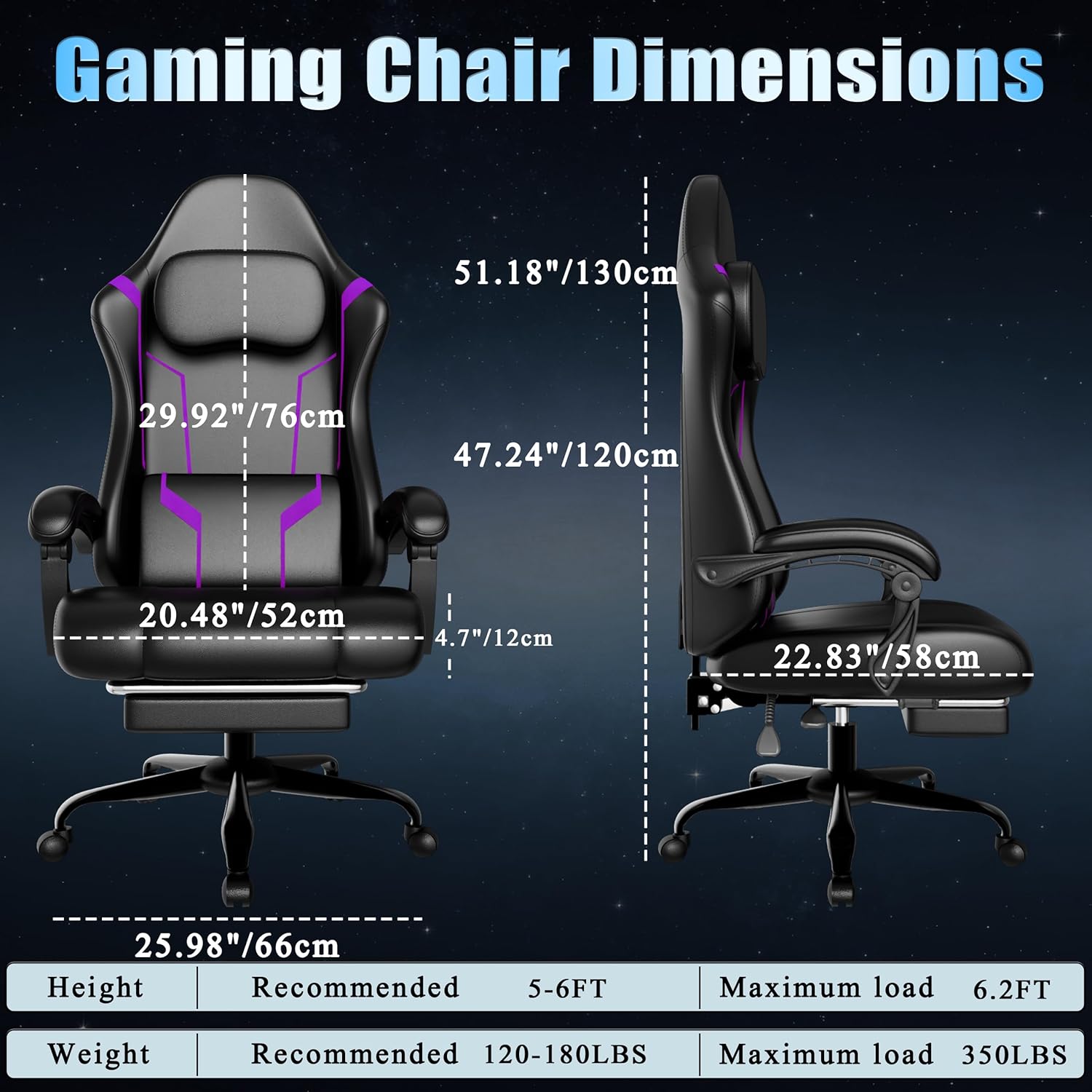 Ergonomic Gaming Chair with Po - Ergonomic Office Chair 评论和价格