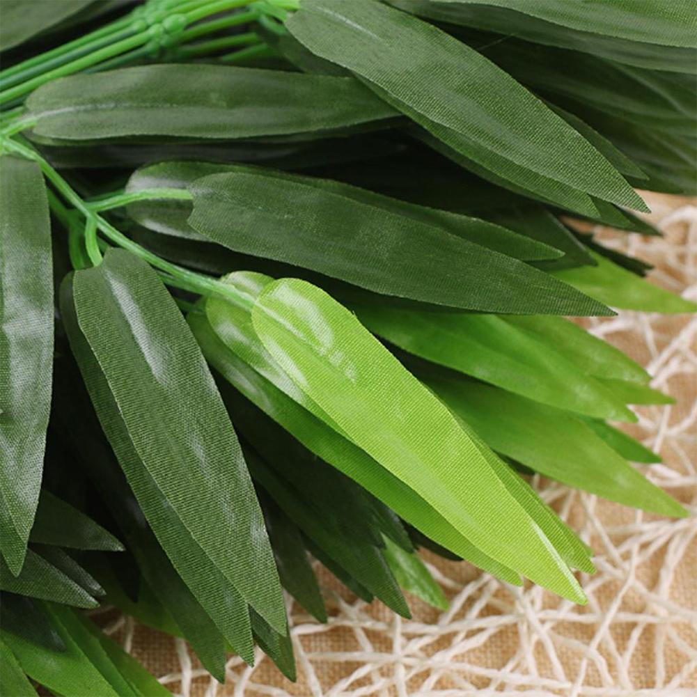 10pcs Artificial Green Bamboo  - Home Office Layout 评论和价格