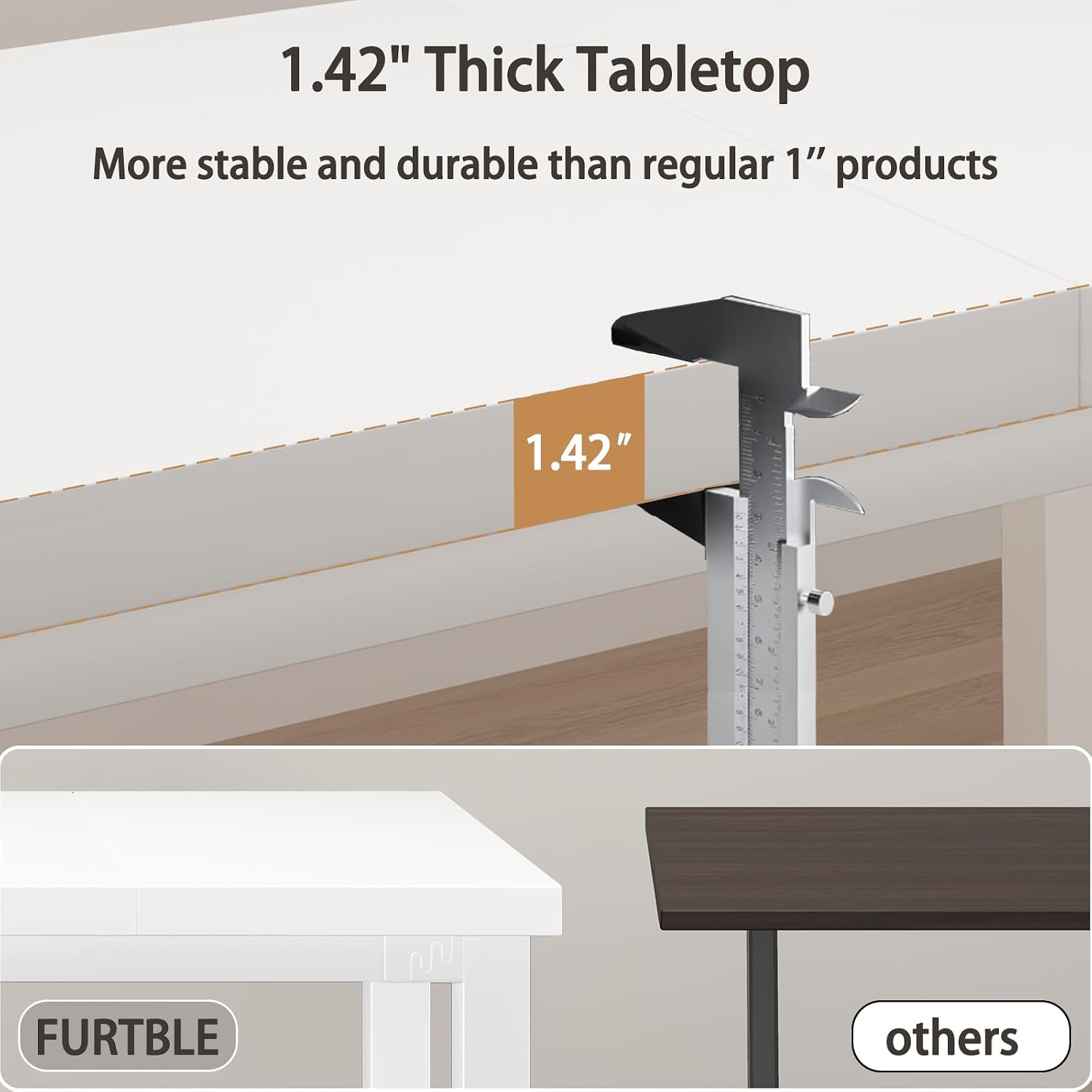 63 Inch Computer Desk With Adj - Home Office Work Table 评论和价格