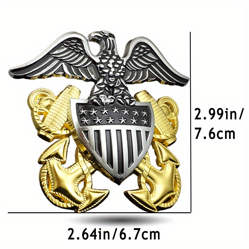US Naval Officer Hat Badge Eag - Home Office Logo 评论和价格